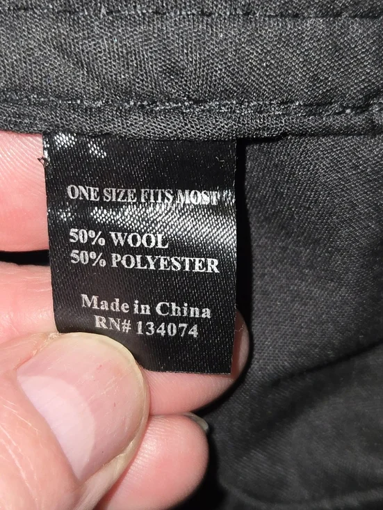 Women’s- Gray- Wool Blend- Newsboy- Cap with Studded Bow Accent - Picture 4 of 6